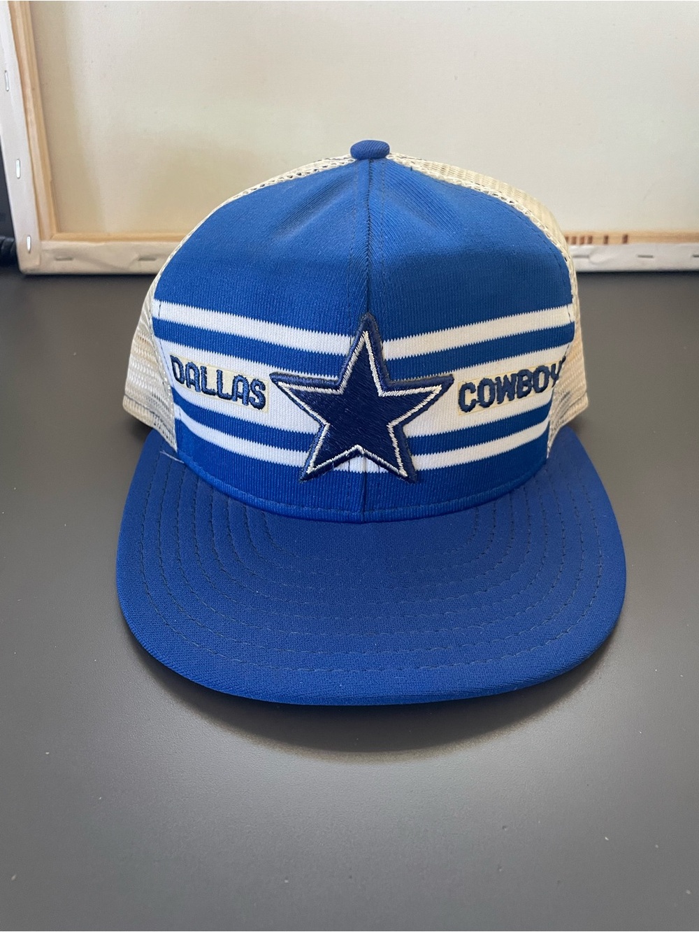 Vintage Dallas Cowboys Trucker Hat Snapback AJD- Lucky Stripes